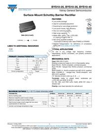 BYS10-45HE3/TR Datasheet Cover
