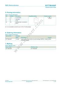 BYT79B-600PJ Datasheet Page 2