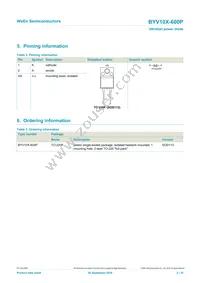 BYV10X-600PQ Datasheet Page 2