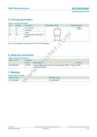 BYV29D-600PJ Datasheet Page 2