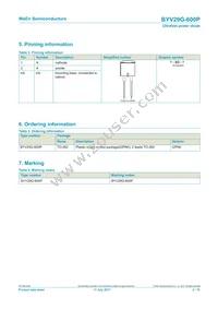 BYV29G-600PQ Datasheet Page 2