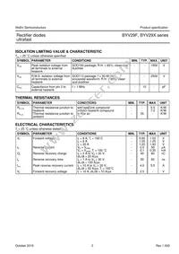 BYV29X-500 Datasheet Page 3