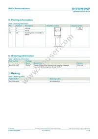 BYV30W-600PQ Datasheet Page 2