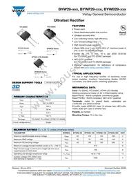 BYW29-100801HE3/45 Datasheet Cover