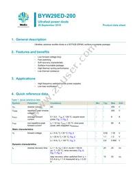 BYW29ED-200 Datasheet Cover