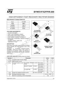 BYW51G-200-TR Datasheet Cover