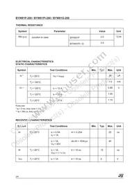 BYW81P-200 Datasheet Page 2
