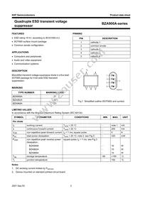 BZA962A Datasheet Page 3