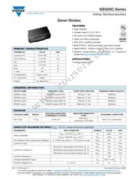 BZG05C6V2-E3-TR Datasheet Cover