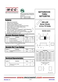 BZT52B13S-TP Datasheet Cover