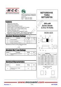 BZT52B27S-TP Datasheet Cover