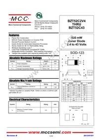 BZT52C11-TP Datasheet Cover
