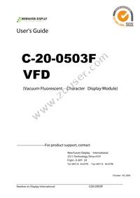 C-20-0503F Datasheet Cover