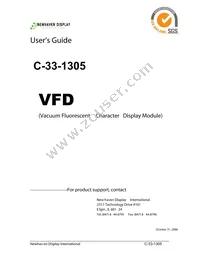 C-33-1305 Datasheet Cover