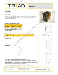 C-49U Datasheet Cover