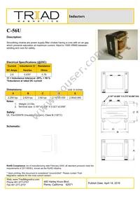 C-56U Datasheet Cover