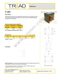 C-60U Datasheet Cover