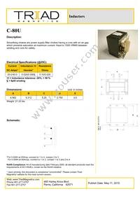 C-80U Datasheet Cover