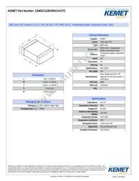 C0402C103K5RACAUTO Datasheet Cover