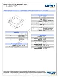 C0402C159B5GACTU Datasheet Cover