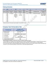 C0402C221J5RALTU Datasheet Page 2