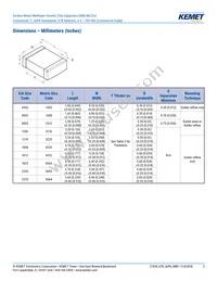 C0402C221J5RALTU Datasheet Page 3