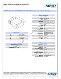 C0402C222J3RACAUTO Datasheet Cover