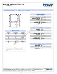 C052K102K2X5CA Datasheet Cover