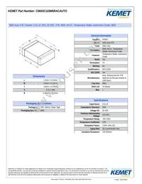 C0603C103M5RACAUTO Datasheet Cover