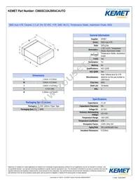 C0603C104J5RACAUTO Datasheet Cover