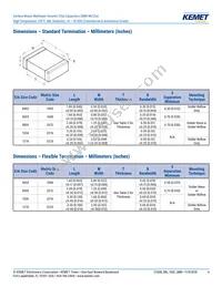 C0603C104K3NACAUTO Datasheet Page 4