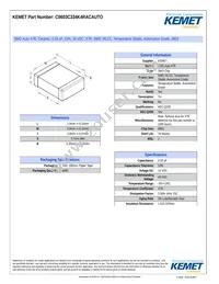 C0603C334K4RACAUTO Datasheet Cover