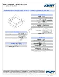 C0603W152KCRAC7867 Datasheet Cover