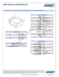 C0603X104J5RACAUTO Datasheet Cover