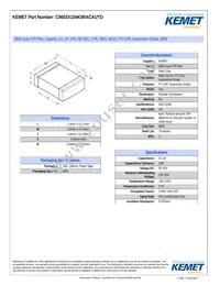 C0603X104K5RACAUTO Datasheet Cover