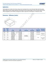 C0603X162M8JACAUTO Datasheet Page 4