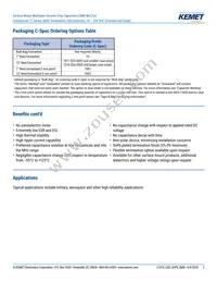 C0805C271F5GALTU Datasheet Page 2