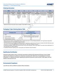 C0805C474K3RACAUTO Datasheet Page 2