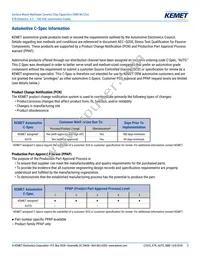 C0805C474K3RACAUTO Datasheet Page 3