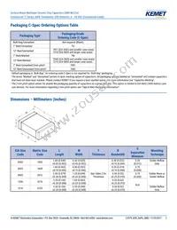 C0805C475K4PALTU Datasheet Page 2