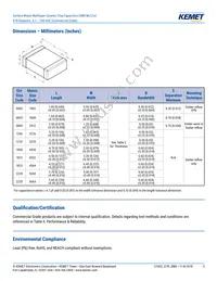 C0805C475K9RACTU Datasheet Page 3