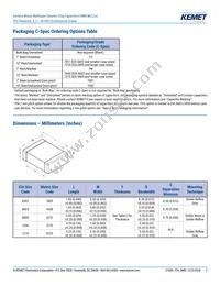 C0805C684M3VACTU Datasheet Page 2