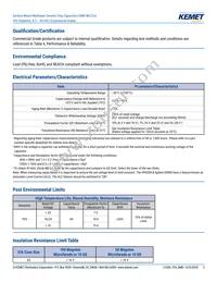 C0805C684M3VACTU Datasheet Page 3