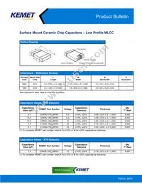 C0805L226M9PACTU Datasheet Cover