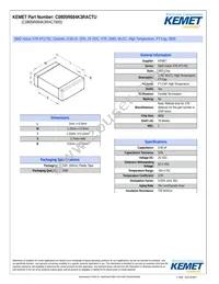 C0805R684K3RAC7800 Datasheet Cover