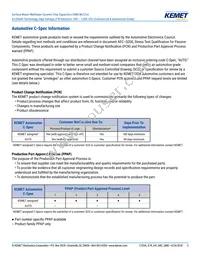 C0805W332KCRACTU Datasheet Page 3