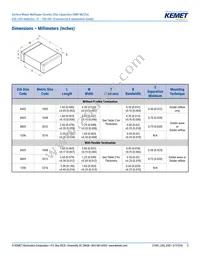 C0805X222G3GEC7210 Datasheet Page 5