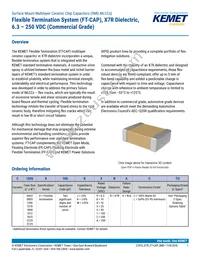 C0805X224K4RACTU Datasheet Cover