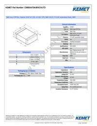 C0805X473K4RACAUTO Datasheet Cover