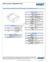 C0805X684K5RACAUTO Datasheet Cover